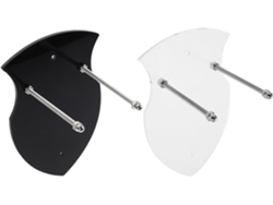 Soporte De Pared Acrílico De 2 Piezas Para Cuchillos Decorativos Y Portacuchillos, Transparente.