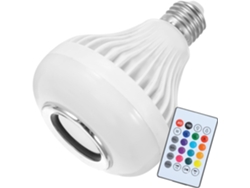 Bombilla Led Rgb Multicolor De 12 W Con Módulo Inalámbrico Y Control Remoto Para Iluminación Ajustable.