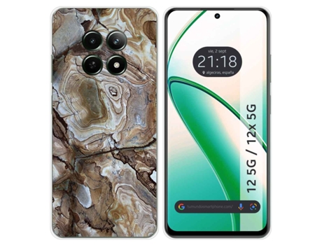 Funda Diseño Mármol para Realme 12 5G 12X 5G TUMUNDOSMARTPHONE Silicona Multicolor