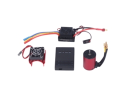 Ventilador de motor sin escobillas de 4300 kV y 60 A para coche RC 1/10 resistente al agua