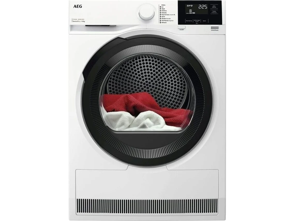 Secadora AEG TR718EBOB (8 kg - Bomba de Calor - Blanco)