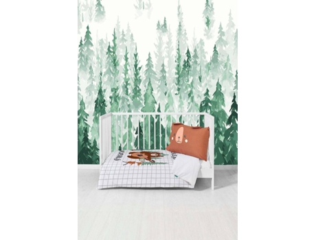 Papel de Pared SOKIOS (220 x 300 - Papel - Verde)