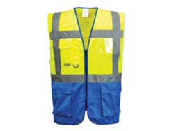 Chaleco De Alta Visibilidad Warsaw Contrast Executive Amarillo Marino / 5xl