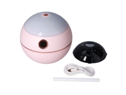 Mini humidificador esférico portátil de 550 ml con proyección de estrellas para el hogar y el dormitorio, carga USB.