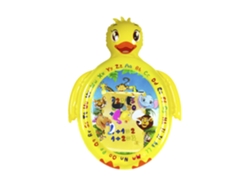 Colchón inflable con forma de pato y diseño de animales. 91 x 71 cm. Presa.