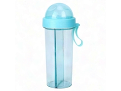 Botella de agua portátil para viajes, de doble uso para beber al aire libre y en el gimnasio. ELECTVAULT1