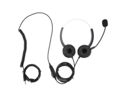 Auriculares con cancelación de ruido para centro de llamadas con auriculares duales