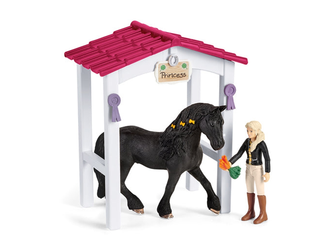 Schleich Club de Equitación con Cuadra y Figuras