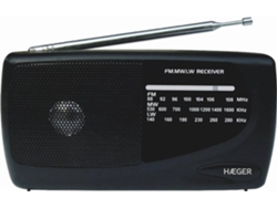 Radio Portátil HAEGER Handy (FM/MW/LW - Pilas)