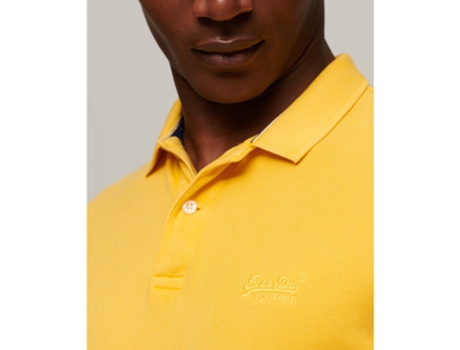 Polo de Hombre SUPERDRY Destroyed Amarillo (M)