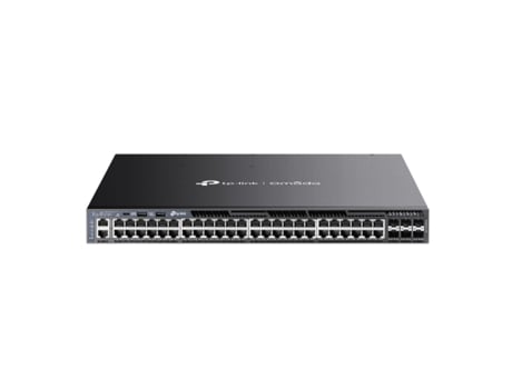 Switch TP-LINK SG6654XHP (Negro - USB 2.0 - Ethernet LAN - RJ45 x 48)