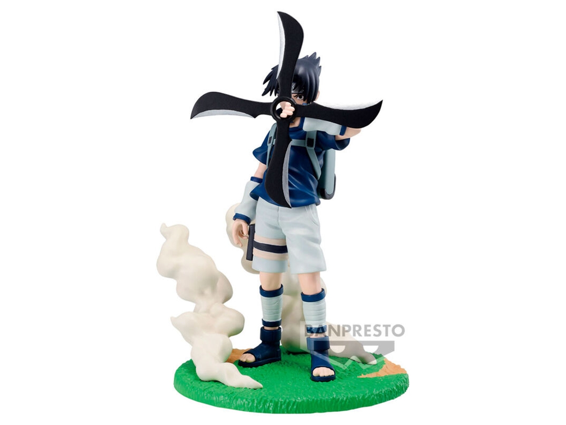 Figura Naruto Shippuden Memorable Saga Sasuke Uchiha 12cm B. activo