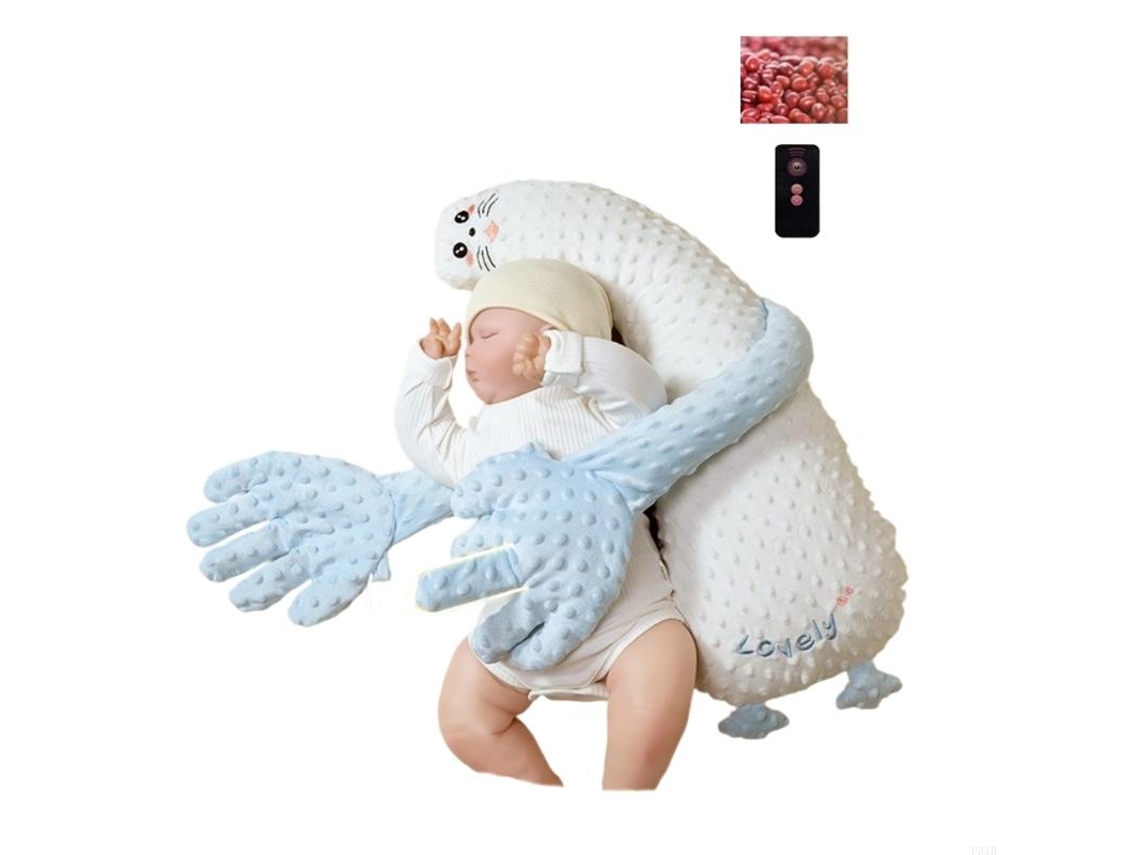 Muñeca calmante para bebés que evita que el bebé se sobresalte. Juguetes de peluche para dormir con palmaditas automáticas, 3 modos. Digitallab