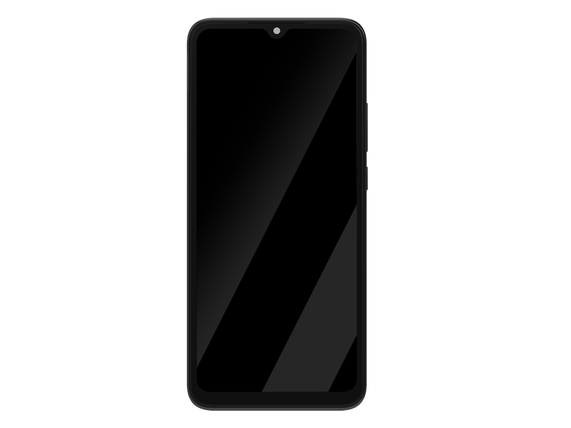 Marco de pantalla para Redmi 10c, paquete de servicio original, gris Xiaomi