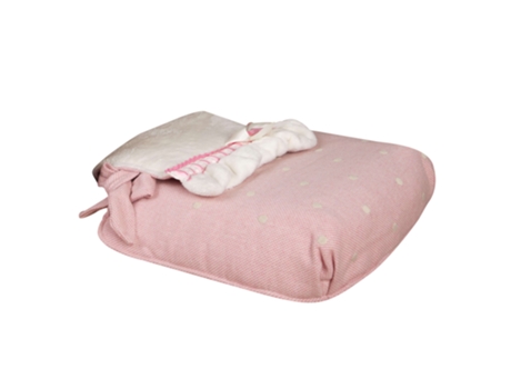 Colcha Bugaboo de capazo Caricias Rosa