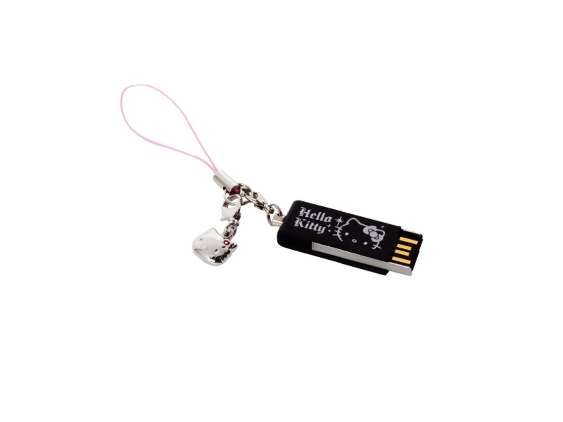 Memoria USB negra de 4 GB de Hello Kitty