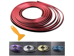 Tiras Decorativas Para El Interior Del Coche - 5 M/16,4 Pies, Moldeo Flexible Universal Para Rellenar Huecos En Automóviles