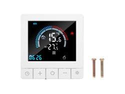 Termostato Inteligente Para Calefacción Por Suelo Radiante Con Pantalla Táctil Y Mando A Distancia Programable, 90-240 V 3 A