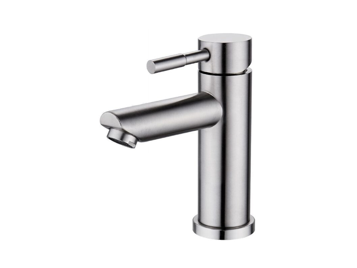 Grifos de baño, grifos de acero inoxidable, grifos de baño con agua fría y caliente. Mdug