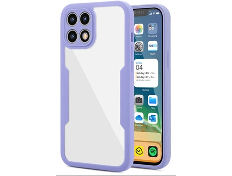 Carcasa Samsung Galaxy A22 5G G4M Frente y Verso Morado