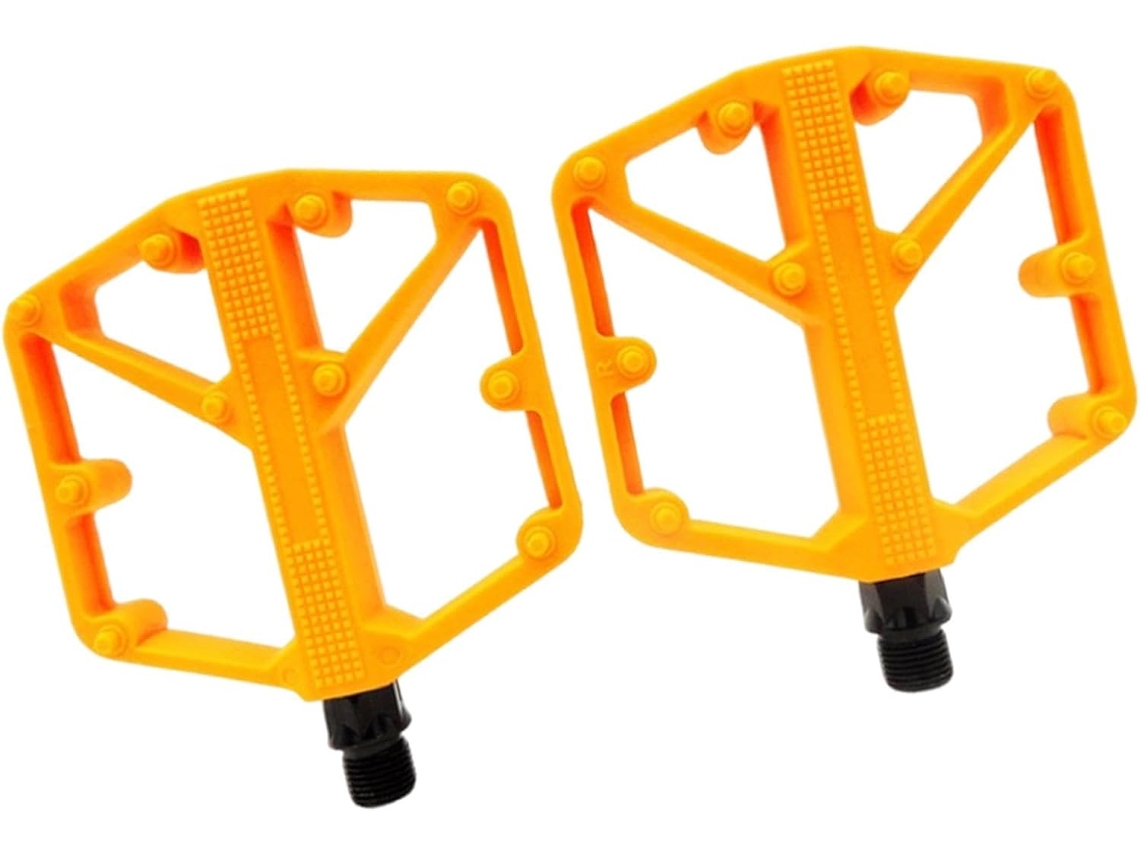 Pedales Planos De Nailon Antideslizantes Ligeros Harilla Para Bicicleta Montaña, Ideales Reparación