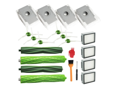 Reemplazo de 16 piezas para Robot Roomba I7, I7,E5,E6,E7, Kit de accesorios para Robot aspirador