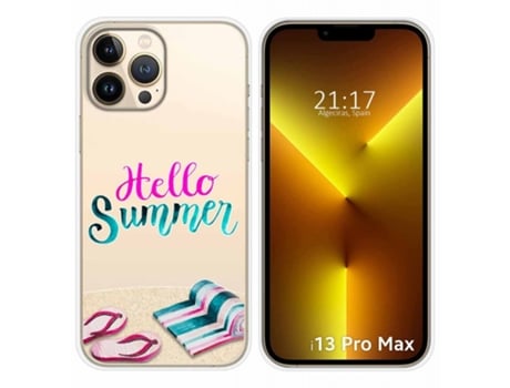 Carcasa iPhone 13 Pro Max (6.7) TUMUNDOSMARTPHONE Dibujos Transparente Multicolor