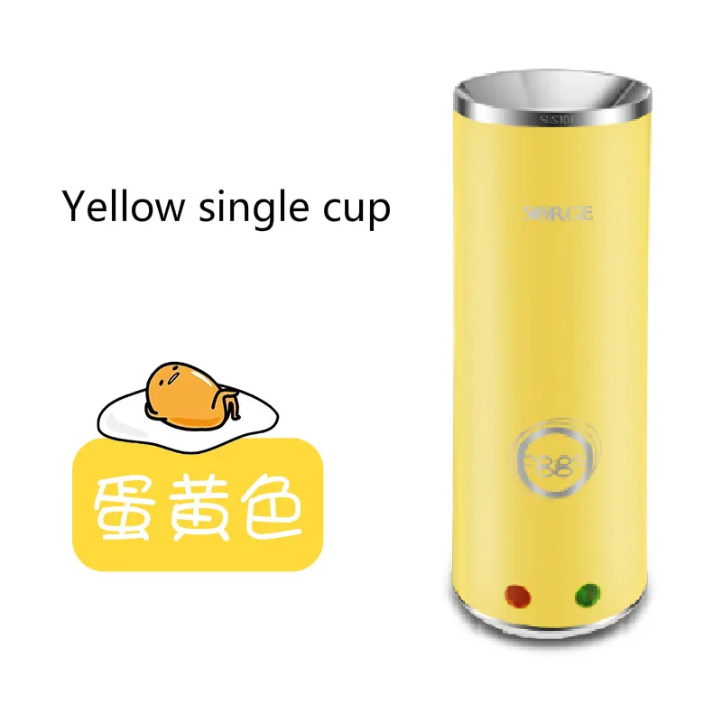 (Cilindro amarillo individual) Máquina automática eléctrica de 220 V para enrollar huevos, salchichas y desayunos.
