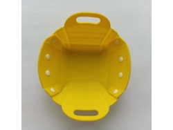 Cesta plegable multifuncional para frutas y almacenamiento exterior (amarilla) Czhhmart