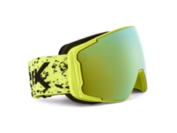 Gafas de esquí y snowboard para niños - Cristal de espejo amarillo OUTTREK