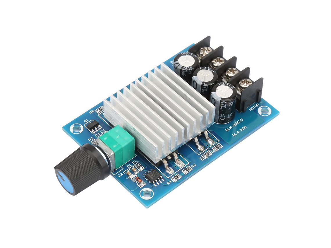 Controlador De Velocidad Para Motor De Cc 12v~24v 30a Módulo Regulador Interruptor