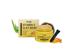 Mascarilla de arcilla con vitamina C y jengibre para una piel radiante