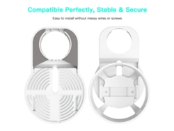 Soporte De Pared Para Tomacorriente Nest Wifi Point, Instalación Fácil Sin Cables Desordenados, Sin Tornillos, Blanco, 1 Paquete