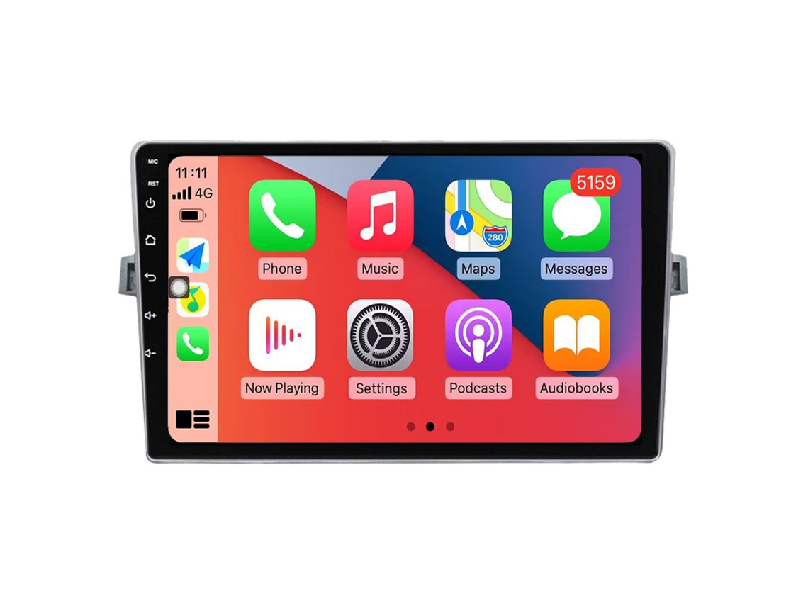Coche Radio Android Auto Autoradio 8GB RAM 128G ROM CarPlay Navegación GPS Pantalla Táctil RoverOne para Toyota Verso R20 2009 - 2018 