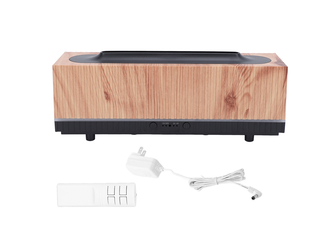 Humidificador Difusor De Chamas 200ml Com Efeito De Chama Atomização Nano Para Quarto Plug Us 100‑240v