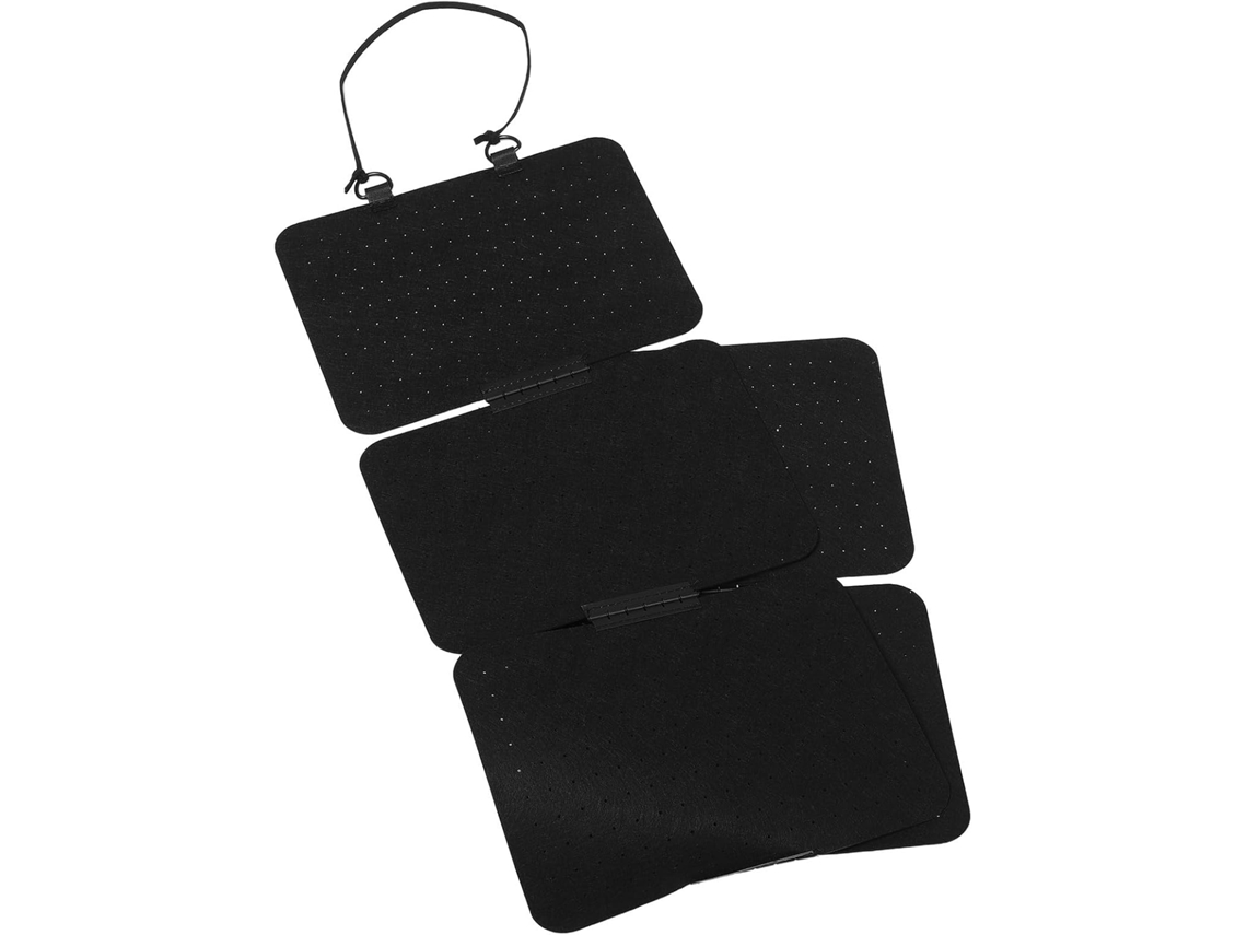 Organizador Joyas Pared Soporte Alfileres Collares Fieltro Negro Resistente Daños Almacenamiento Práctico