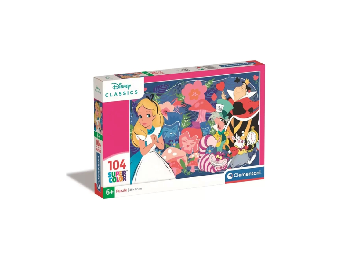 Rompecabezas Alicia Clásico Disney 104 Piezas Cle25748 CLEMENTONI