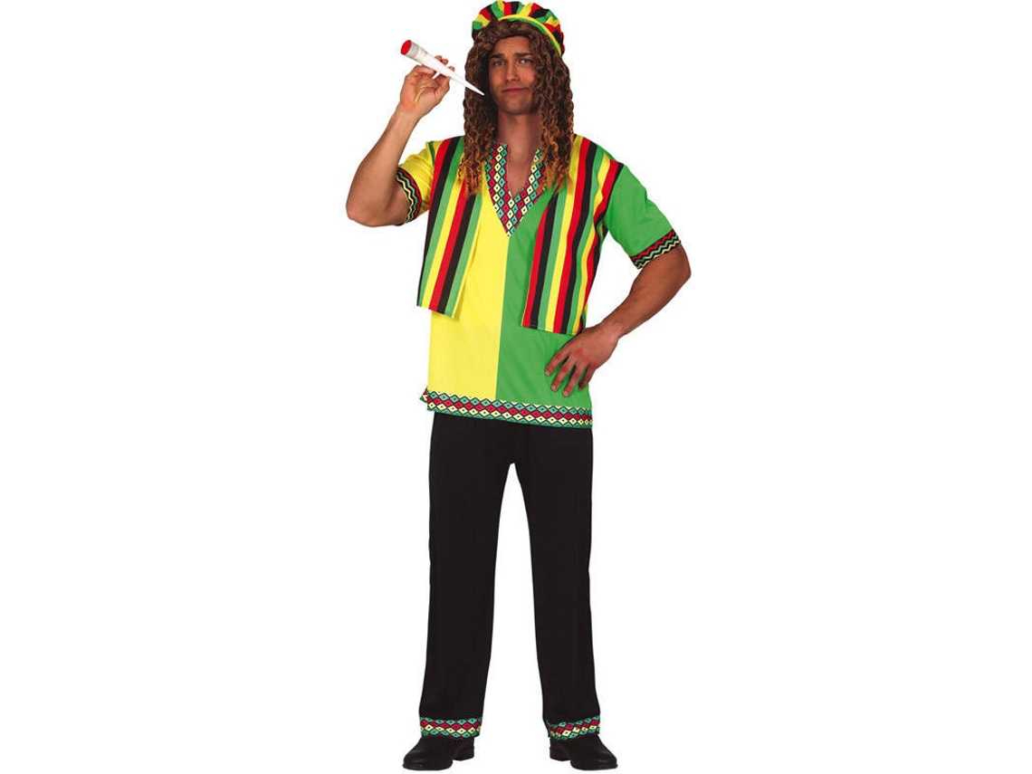 Disfraz de Hombre GUIRCA Traje jamaicano (Tam: M)