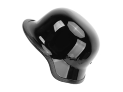 Vlrla-casco De Media Cabeza Para Moto Unisex Con Cintas Reflectantes Deportivo Open Face Bicicleta Talla Xxl Negro Brillo
