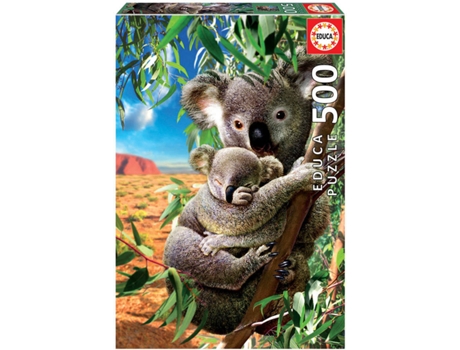 Puzzle EDUCA 500 Koala Con Su Cachorro (Edad Mínima: 12 Años - 500 Piezas)