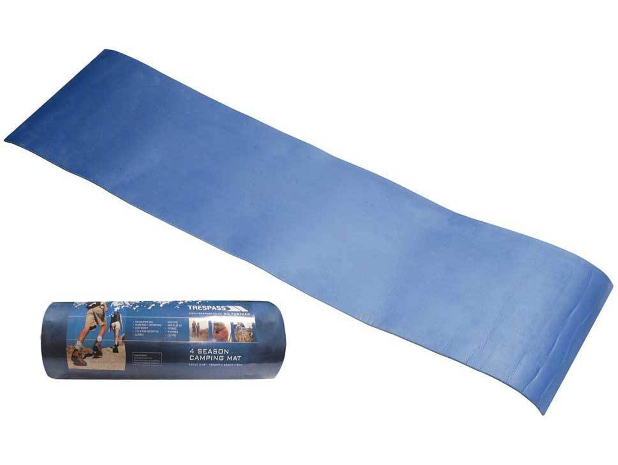 Colchón de Camping TRESPASS Radix (180 cm - Azul)