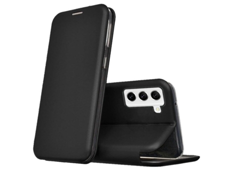 Funda COOL Flip Cover para Samsung G990B Galaxy S21 Fe Elegance Negro
