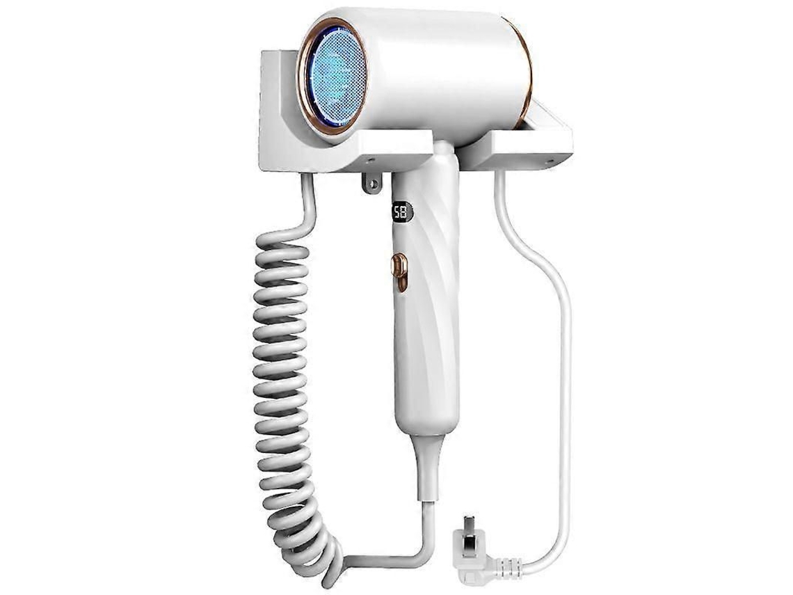 Secador de pelo de pared de alta velocidad, potente, no requiere taladrar. GOKOCO