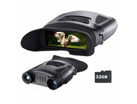 Visión Nocturna Monocular con Foto/Video/Reproducción/Función para Exteriores/Vigilancia/Seguridad/Caza/Senderismo Negro-Negro YIZHOOD