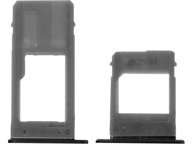 Bandejas Tarjeta SIM + Micro-SD AVIZAR Samsung Galaxy A5 2017 Negro