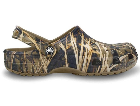 Zuecos CROCS Classic Realtree Hombre (42-43 - Marrón y Verde)