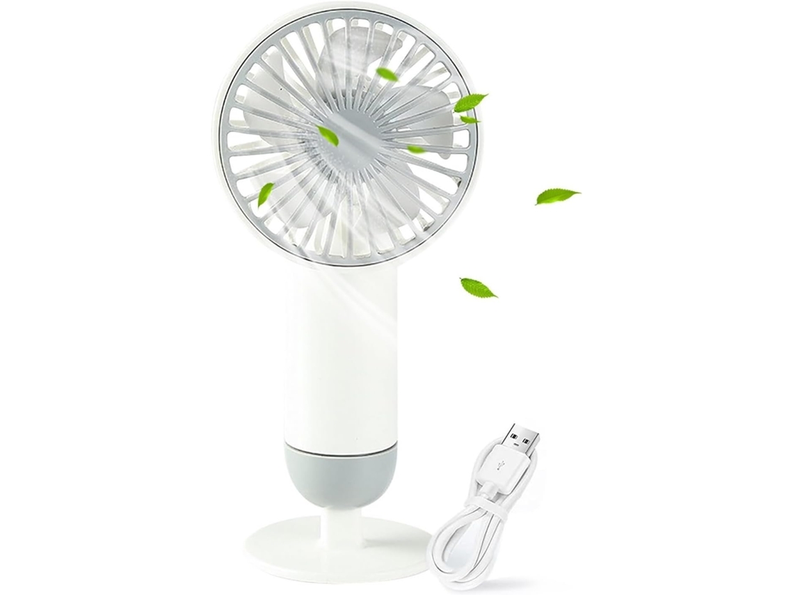 Ventilador De Escritorio Usb Mini Ventilador Personal Recargable 500 Mah Creativo Veraniego Carga Portátil