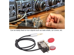 Manipulador Automático De Código Morse Cw Fabricado En Latón Y Resina, Pequeño Y Portátil, Para Radioaficionados E Industria.