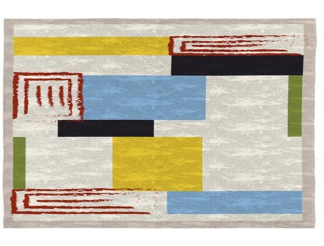 Alfombra Rodier Kinima multicolor 160x230 cm habitacion salon pelo corto 160x230cm