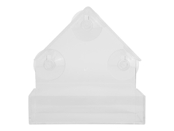 Comedero Para Pájaros De Acrílico Transparente Para Uso Interior Y Exterior, Montaje En Pared, Jardín, Balcón.
